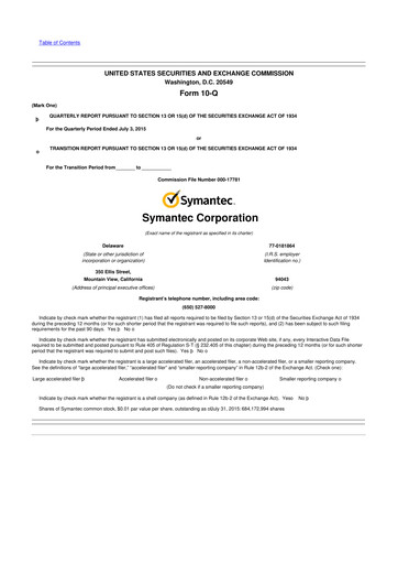 Thumbnail Gen Digital 10-Q Quarterly Report FY2016 