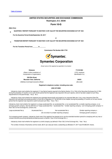 Thumbnail Gen Digital 10-Q Quarterly Report FY2018 
