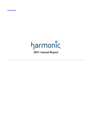 Thumbnail Harmonic Inc. 10-K Annual Report 2013