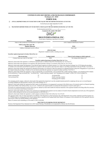 Thumbnail Digi International
 10-K Annual Report 2024