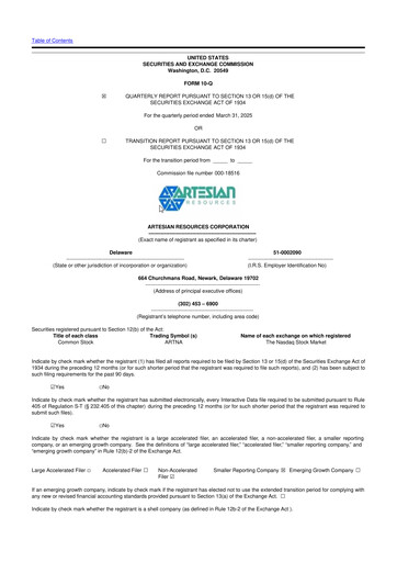 Thumbnail Artesian Resources 10-Q Quarterly Report FY2025 