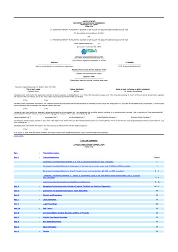 Thumbnail Artesian Resources 10-Q Quarterly Report FY2026 