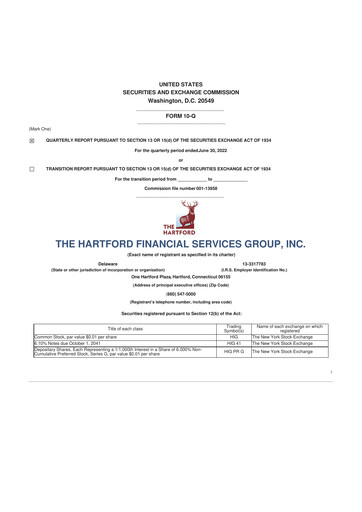 Thumbnail The Hartford 10-Q Quarterly Report FY2022 