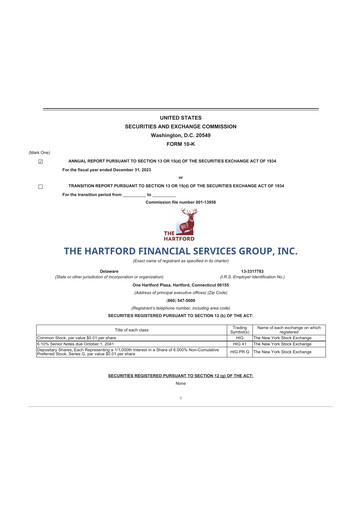 Thumbnail The Hartford 10-K Annual Report 2023