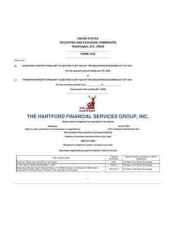 Thumbnail The Hartford 10-Q Quarterly Report FY2024 