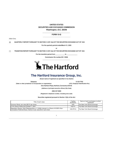 Thumbnail The Hartford 10-Q Quarterly Report FY2025 
