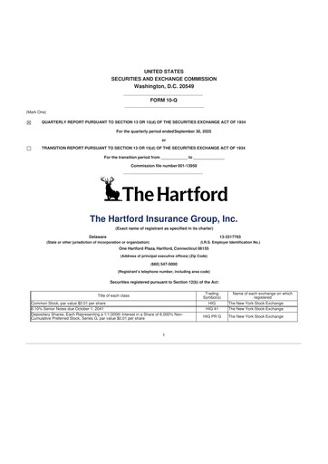 Thumbnail The Hartford 10-Q Quarterly Report FY2025 