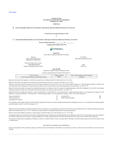 Thumbnail Stagwell 10-K Annual Report 2021