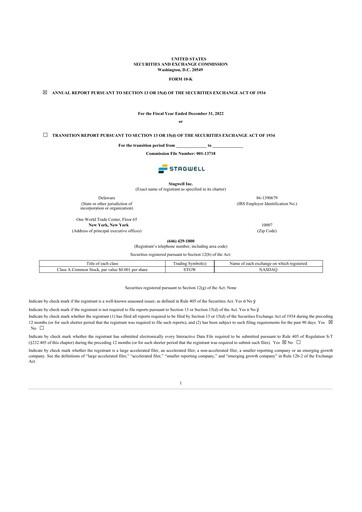Thumbnail Stagwell 10-K Annual Report 2022