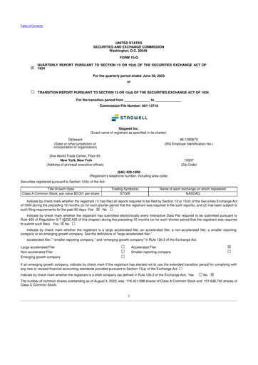 Thumbnail Stagwell 10-Q Quarterly Report FY2023 