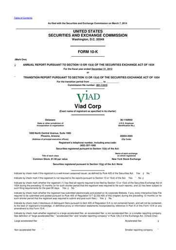 Thumbnail Pursuit Attractions and Hospitality 10-K Annual Report 2013