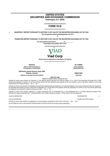 Thumbnail Pursuit Attractions and Hospitality 10-Q Quarterly Report FY2015 