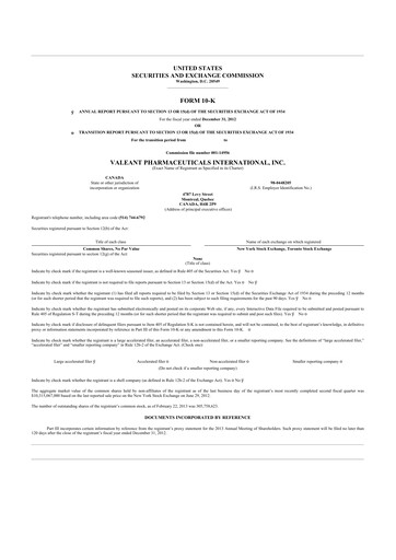 Vorschaubild Bausch Health
 10-K Jahresbericht 2012