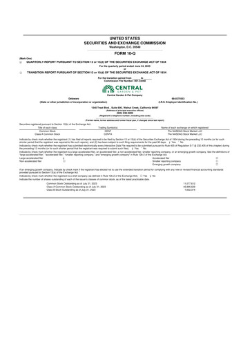 Vorschaubild Central Garden & Pet 10-Q Quartalsbericht 2023 