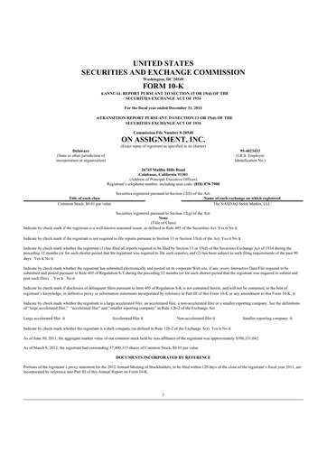 Thumbnail ASGN 10-K Annual Report 2011