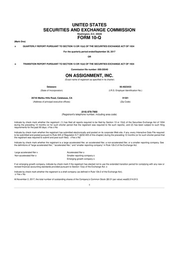 Thumbnail ASGN 10-Q Quarterly Report FY2017 