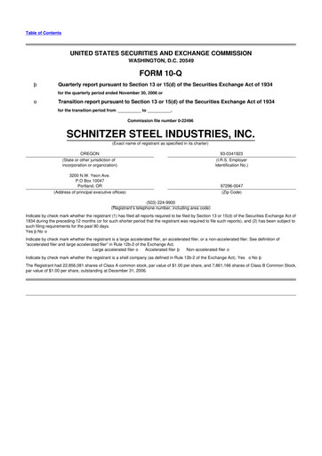 Thumbnail Radius Recycling 10-Q Quarterly Report FY 