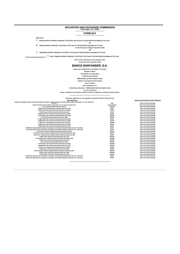 Thumbnail Santander 20-F Annual Report 2023