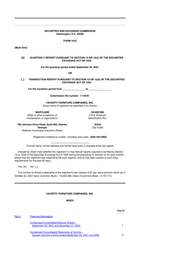 Thumbnail Havertys 10-Q Quarterly Report FY 