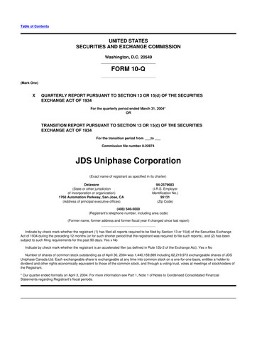 Thumbnail VIAVI Solutions
 10-Q Quarterly Report FY 