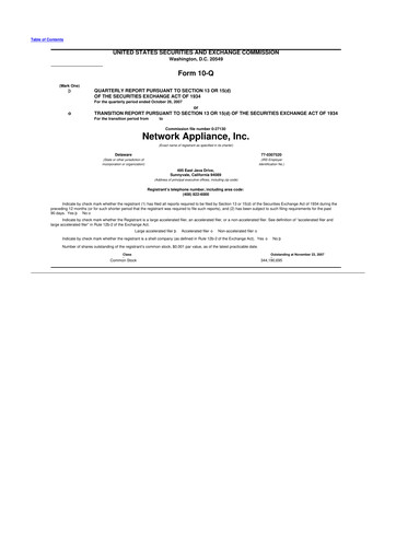 Thumbnail NetApp
 10-Q Quarterly Report FY 