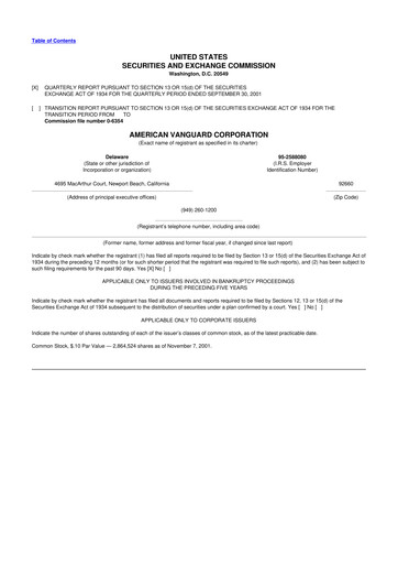Thumbnail American Vanguard 10-Q Quarterly Report FY 