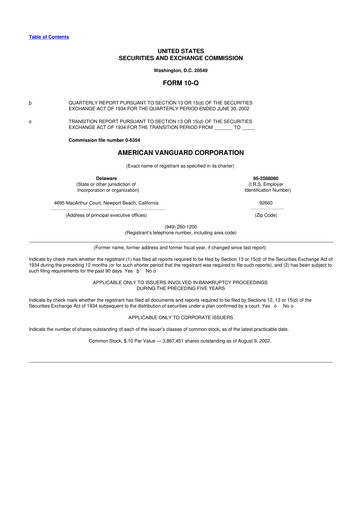 Thumbnail American Vanguard 10-Q Quarterly Report FY 
