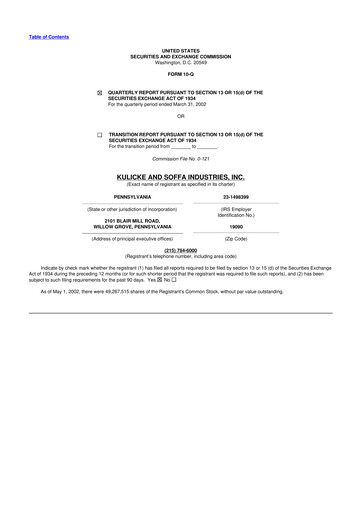 Thumbnail Kulicke and Soffa Industries 10-Q Quarterly Report FY 