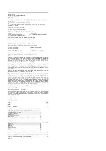 Thumbnail SM Energy
 10-K Annual Report 