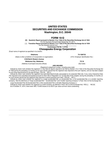 Thumbnail Expand Energy 10-Q Quarterly Report FY2014 