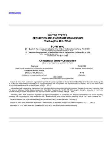 Thumbnail Expand Energy 10-Q Quarterly Report FY2015 