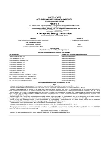 Thumbnail Expand Energy 10-K Annual Report 2016