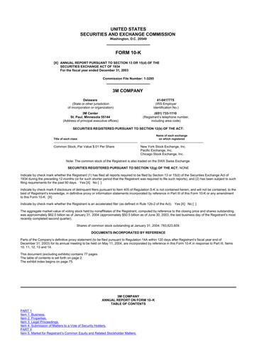 Thumbnail 3M 10-K Annual Report 