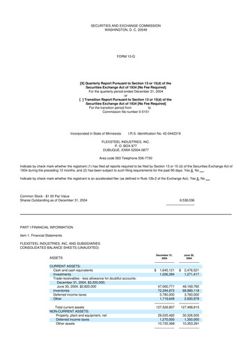 Thumbnail Flexsteel Industries 10-Q Quarterly Report FY 
