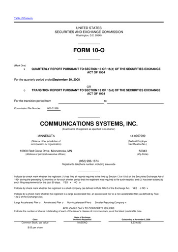 Miniature SUNation Energy Inc. 10-Q Rapport trimestriel  