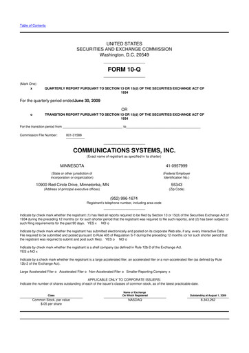 Miniature SUNation Energy Inc. 10-Q Rapport trimestriel  