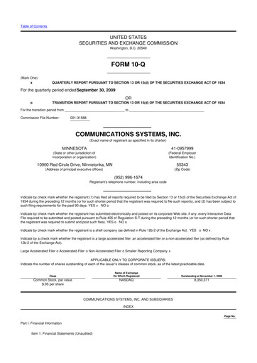 Miniature SUNation Energy Inc. 10-Q Rapport trimestriel  