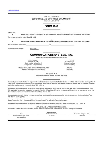 Miniature SUNation Energy Inc. 10-Q Rapport trimestriel  