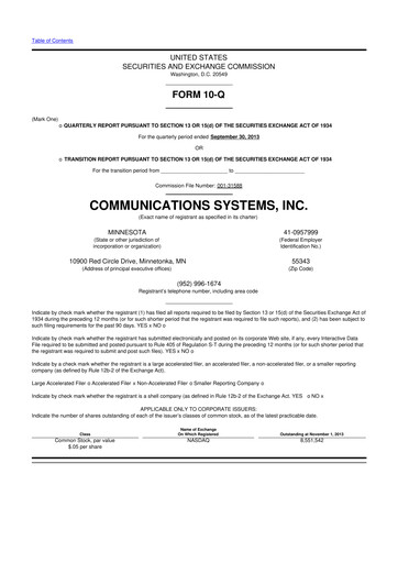 Miniature SUNation Energy Inc. 10-Q Rapport trimestriel 2013 