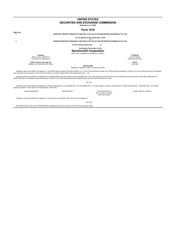 Vorschaubild Sanmina 10-Q Quartalsbericht  
