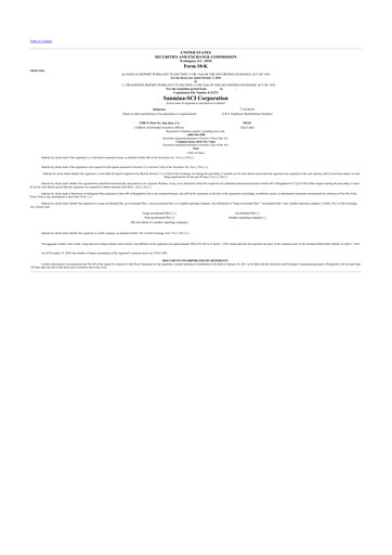 Thumbnail Sanmina 10-K Annual Report 