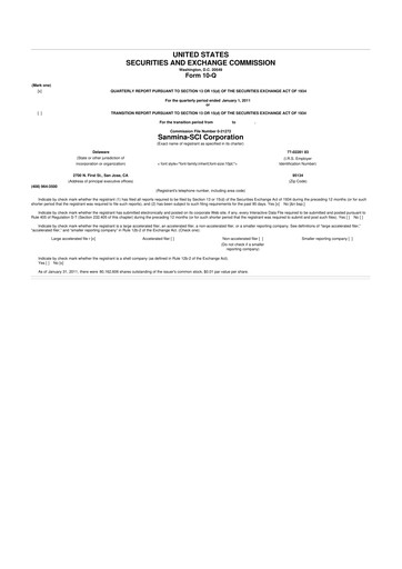 Vorschaubild Sanmina 10-Q Quartalsbericht 2011 