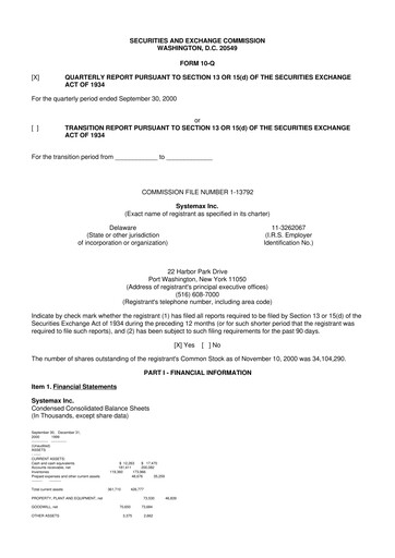Thumbnail Global Industrial Company 10-Q Quarterly Report FY 