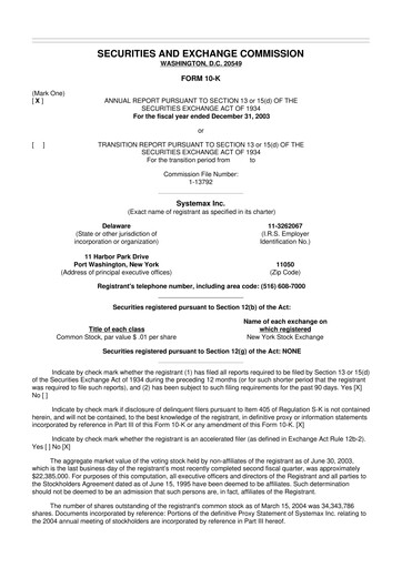 Thumbnail Global Industrial Company 10-K Annual Report 