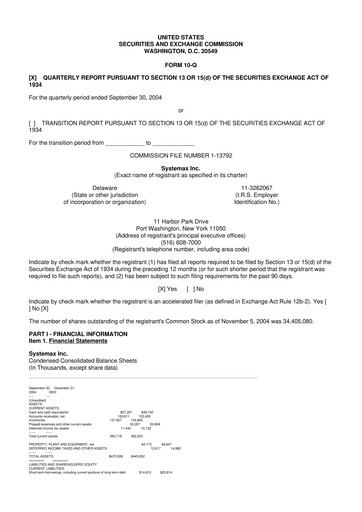 Thumbnail Global Industrial Company 10-Q Quarterly Report FY 