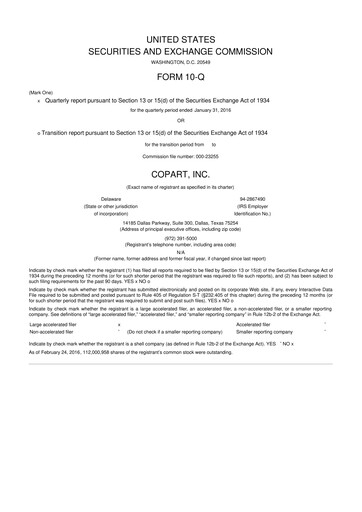 Thumbnail Copart
 10-Q Quarterly Report FY2016 