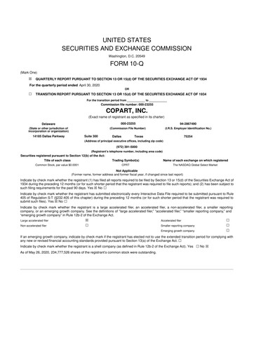 Thumbnail Copart
 10-Q Quarterly Report FY2020 