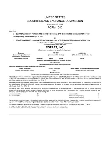 Thumbnail Copart
 10-Q Quarterly Report FY2021 