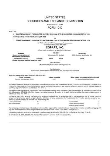 Thumbnail Copart
 10-Q Quarterly Report FY2025 