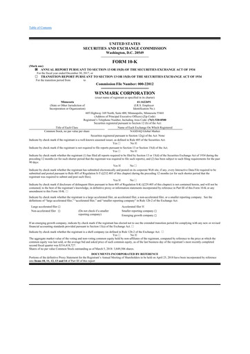 Thumbnail Winmark 10-K Annual Report 2017